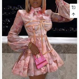 Calia Corset Mini Dress Set - Floral